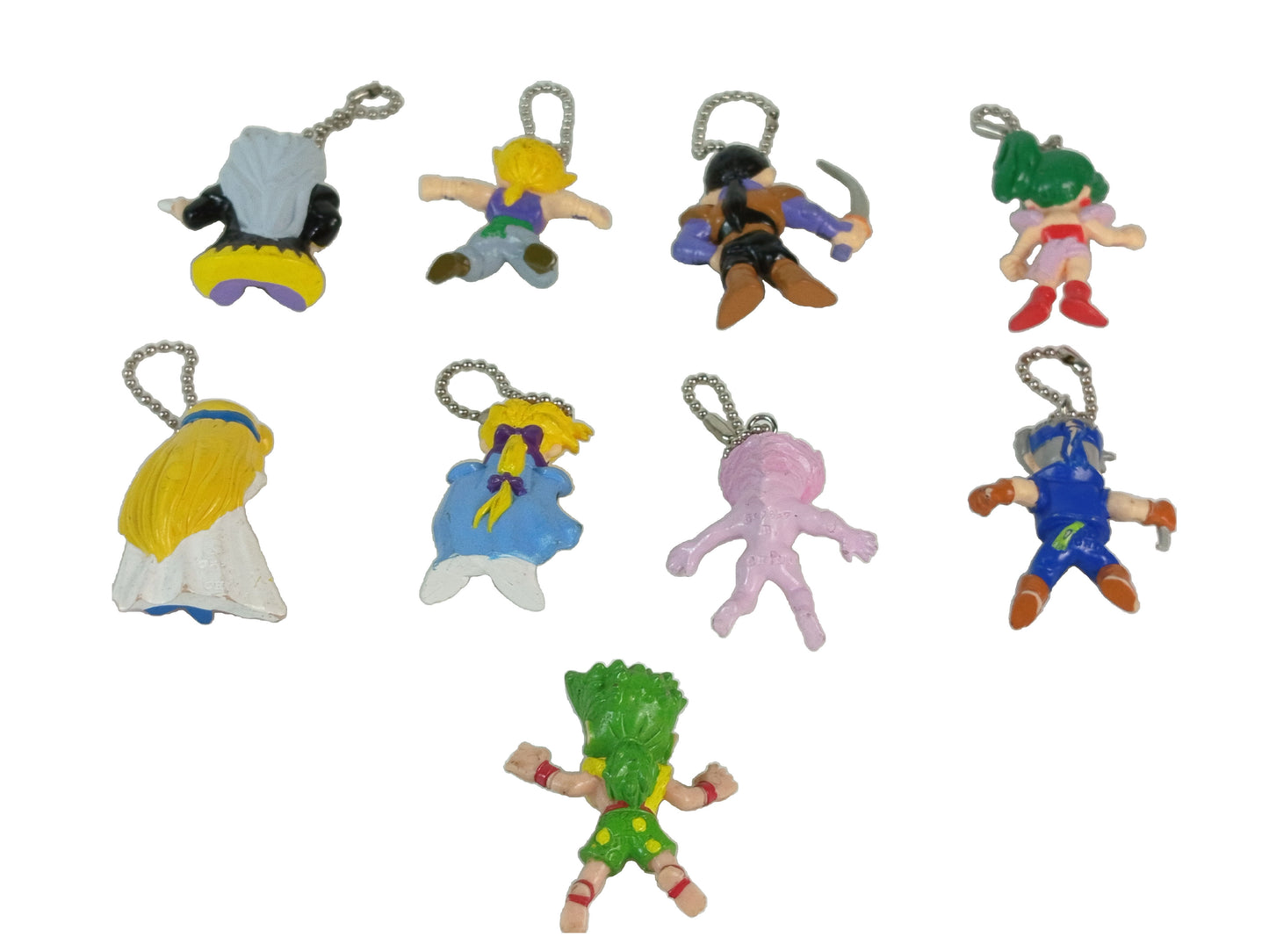 Lots of Bandai 1994 Final Fantasy 6/ III Keychain X 9