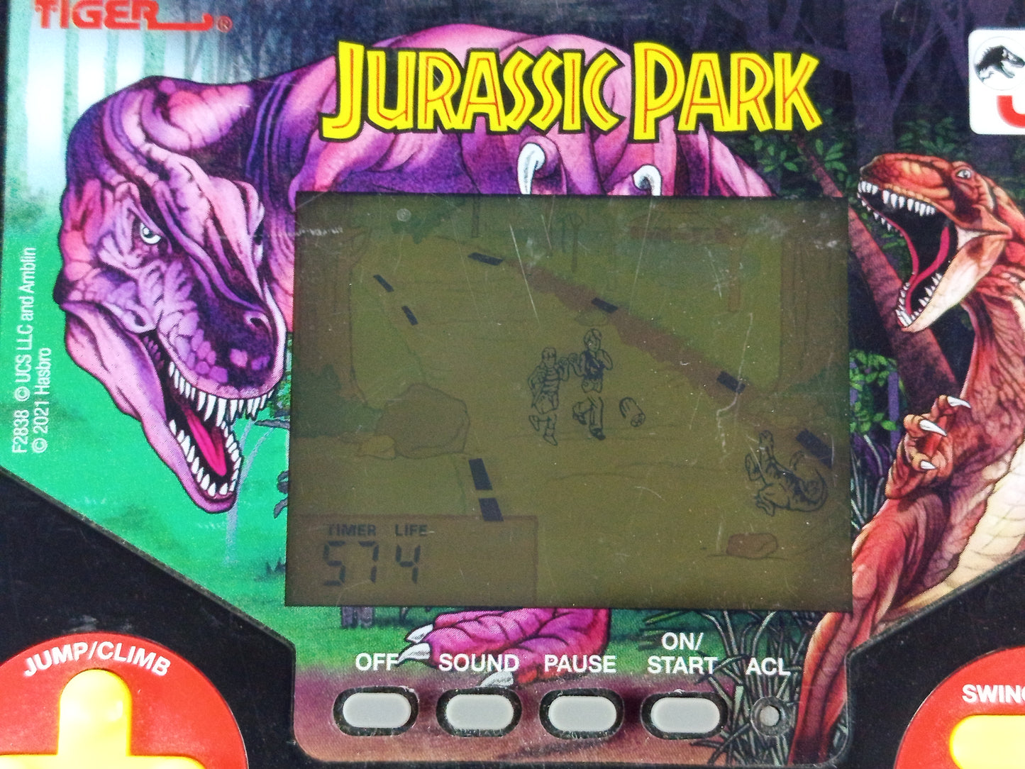 Tiger Electronic Jurassic Park LCD Handheld