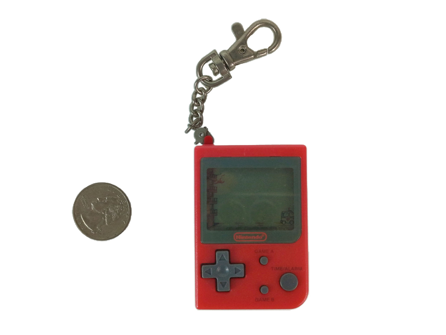 (FOR PART) 1998 Nintendo Mini Classics Fire Keychain