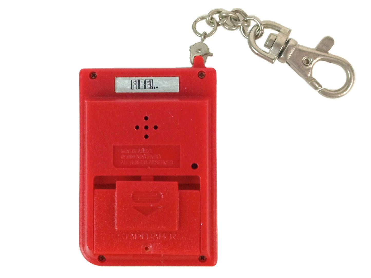 (FOR PART) 1998 Nintendo Mini Classics Fire Keychain