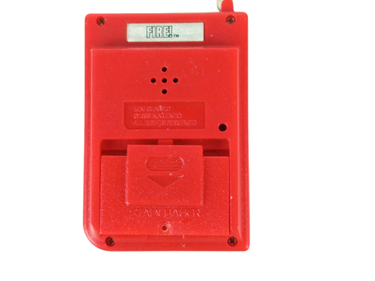 (FOR PART) 1998 Nintendo Mini Classics Fire Keychain