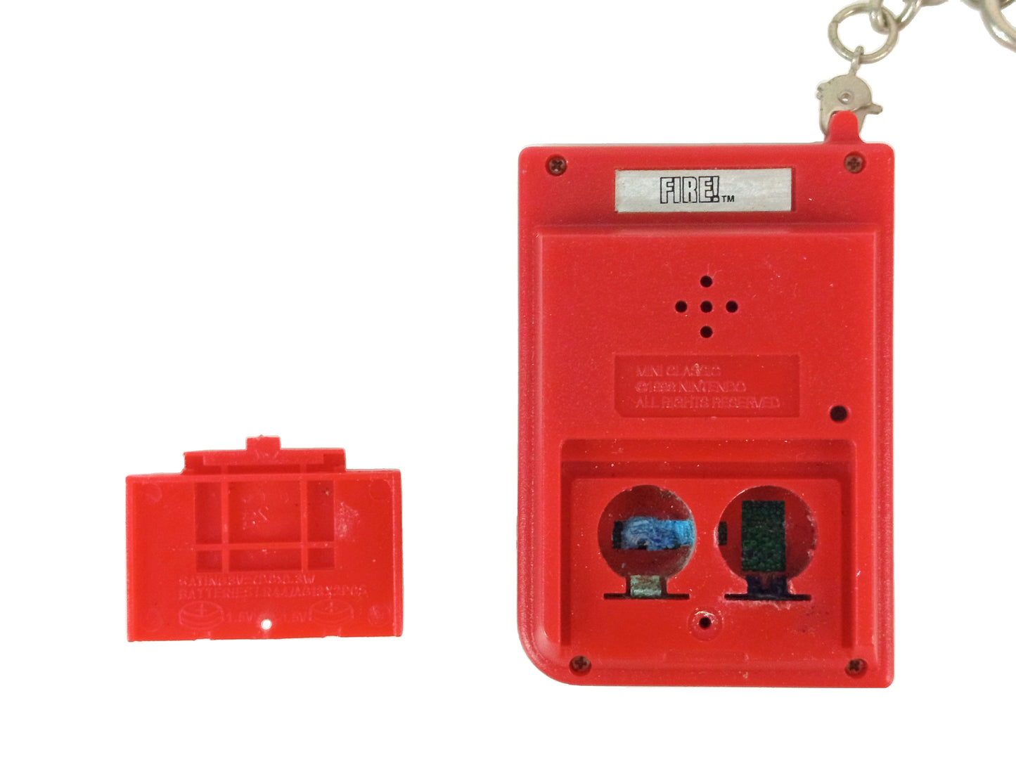 (FOR PART) 1998 Nintendo Mini Classics Fire Keychain