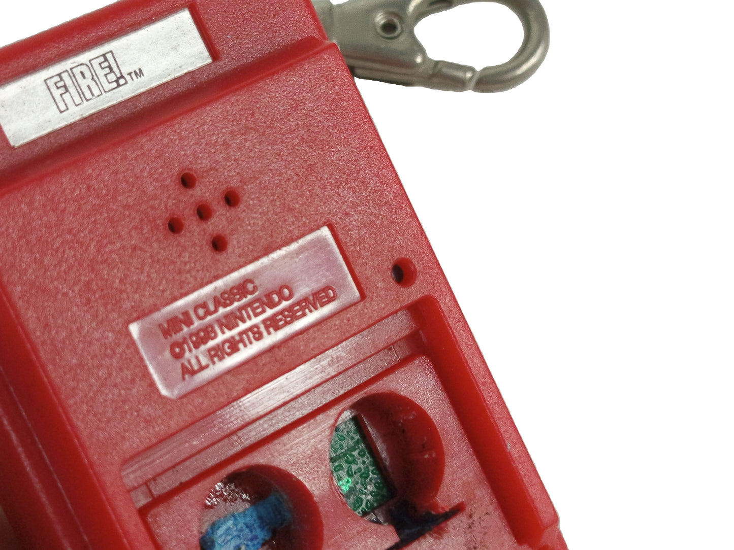 (FOR PART) 1998 Nintendo Mini Classics Fire Keychain