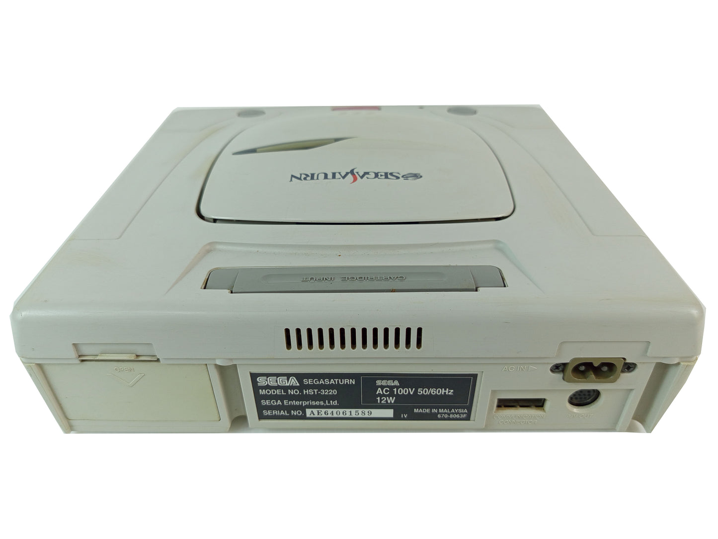 SEGA SATURN System HST-3220 (White, JPN VER)