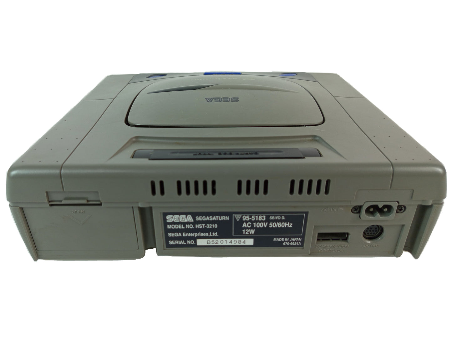 SEGA SATURN System HST-3220 (GREY, JPN VER)