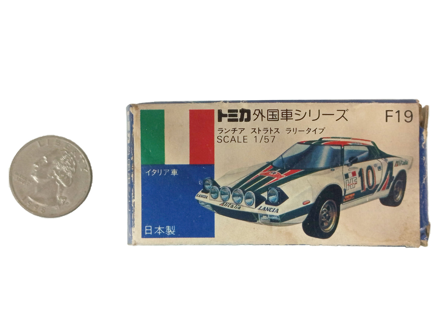 Tomica F19 Lancia Stratos WRC Rally 1/57