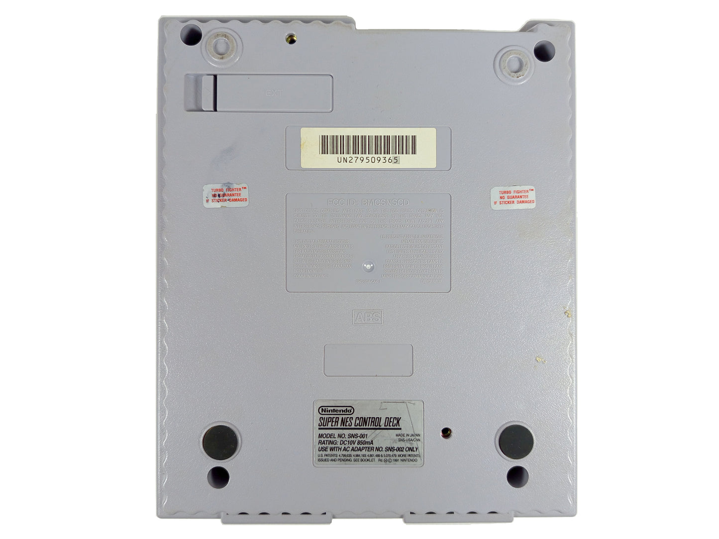 1991 NINTENDO Super Nintendo SNS-001 (US VER, SYSTEM ONLY)