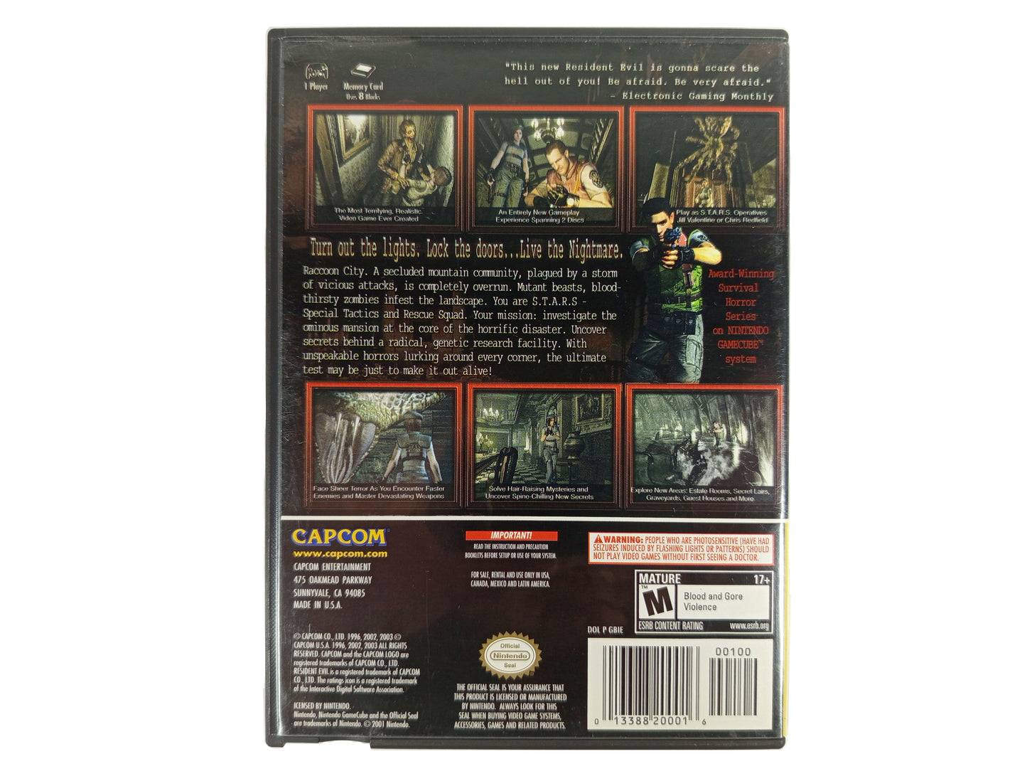 NGC Resident Evil (Player’s Choice, US VER)