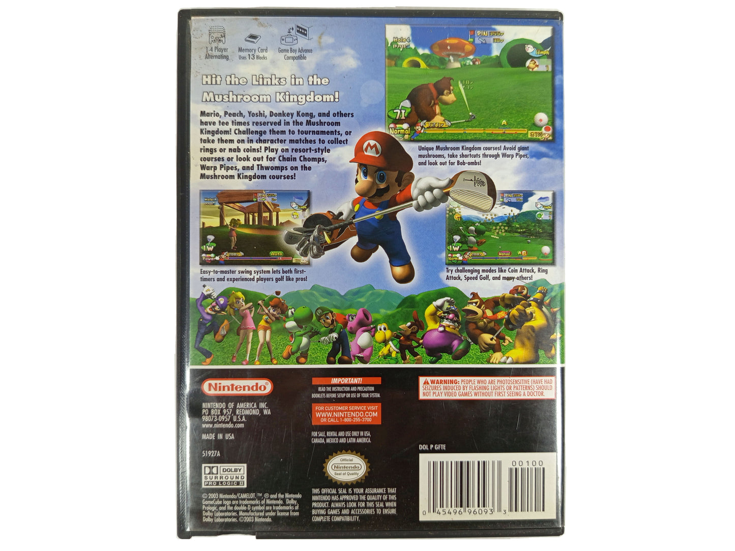 NGC Mario Golf: Toadstool Tour (US VER)