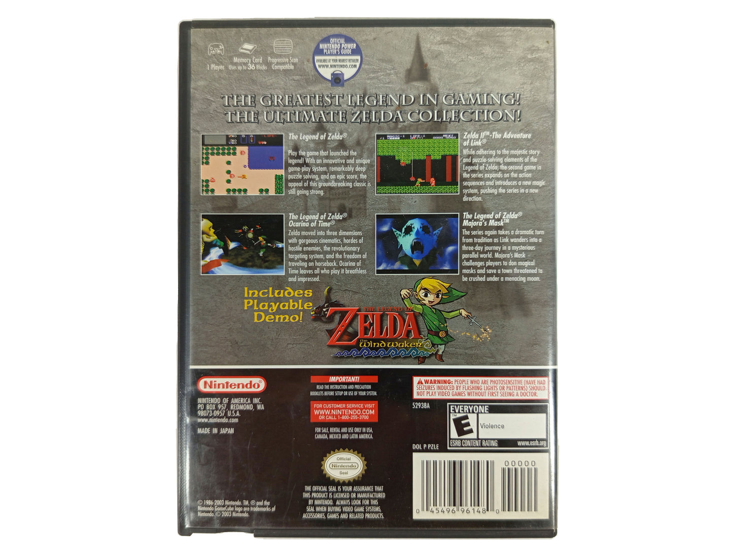 NGC The Legend of Zelda: Collector's Edition (US VER)