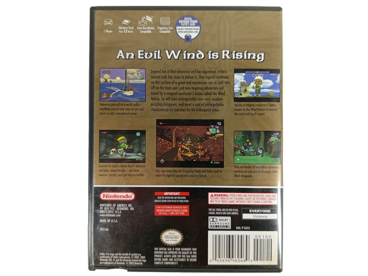 NGC The Legend of Zelda: The Wind Waker (US VER)