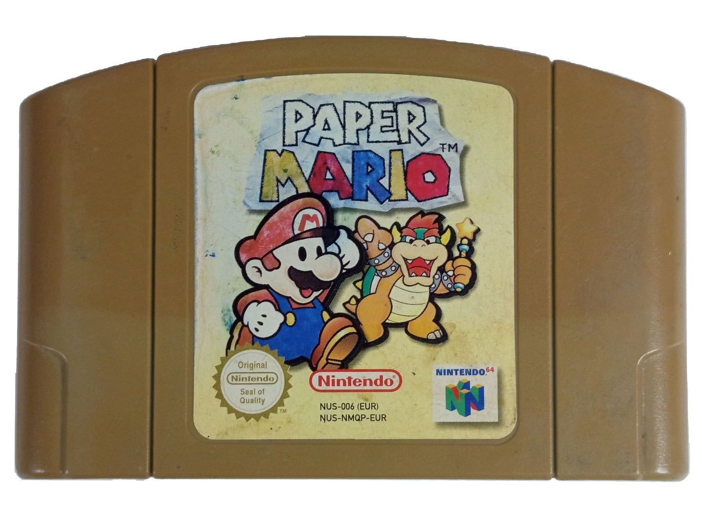 N64 PAPER MARIO (EUR Ver, Loose Cartridge)