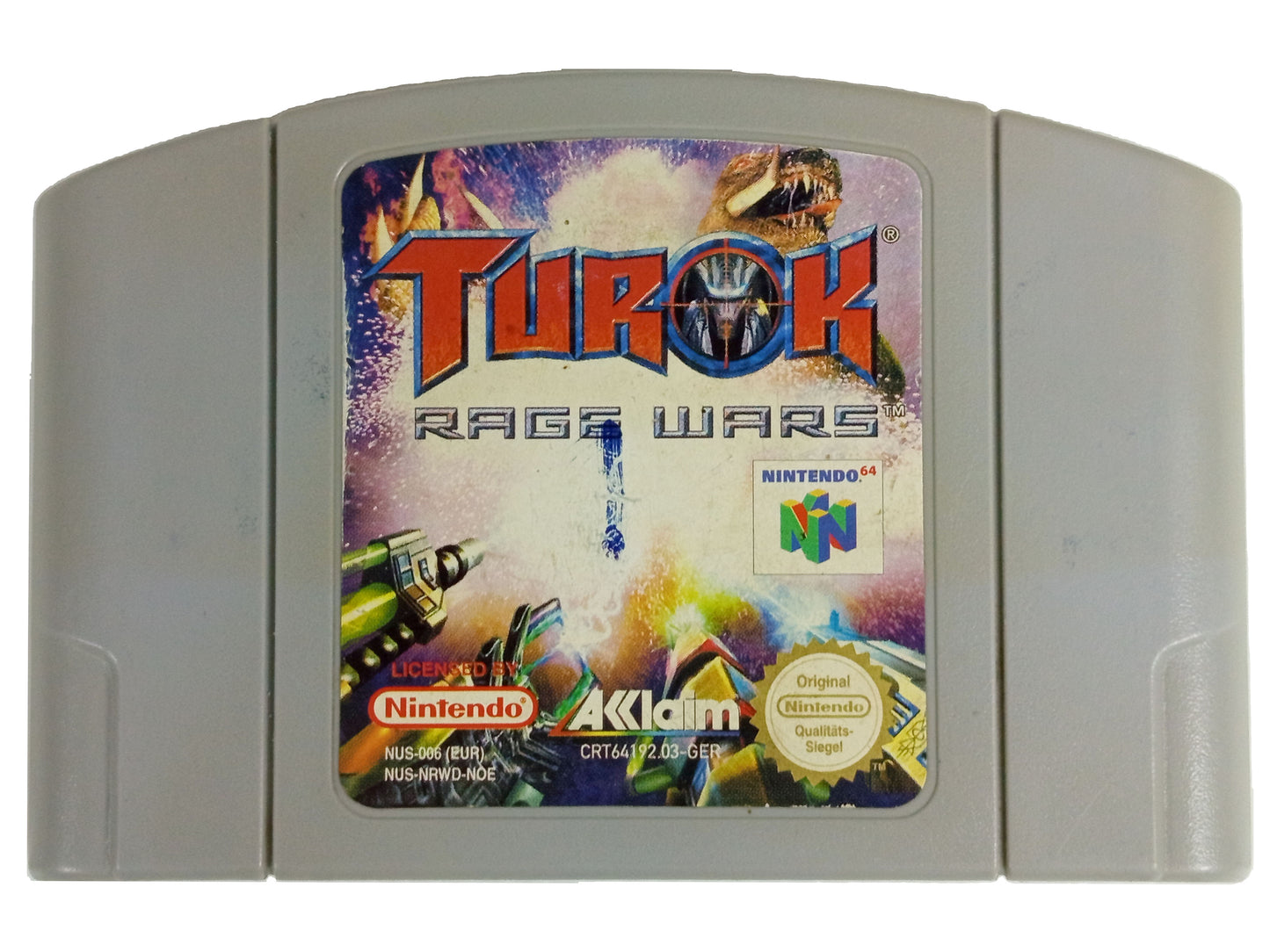N64 TUROK RAGE WARS (EUR Ver, Loose Cartridge)