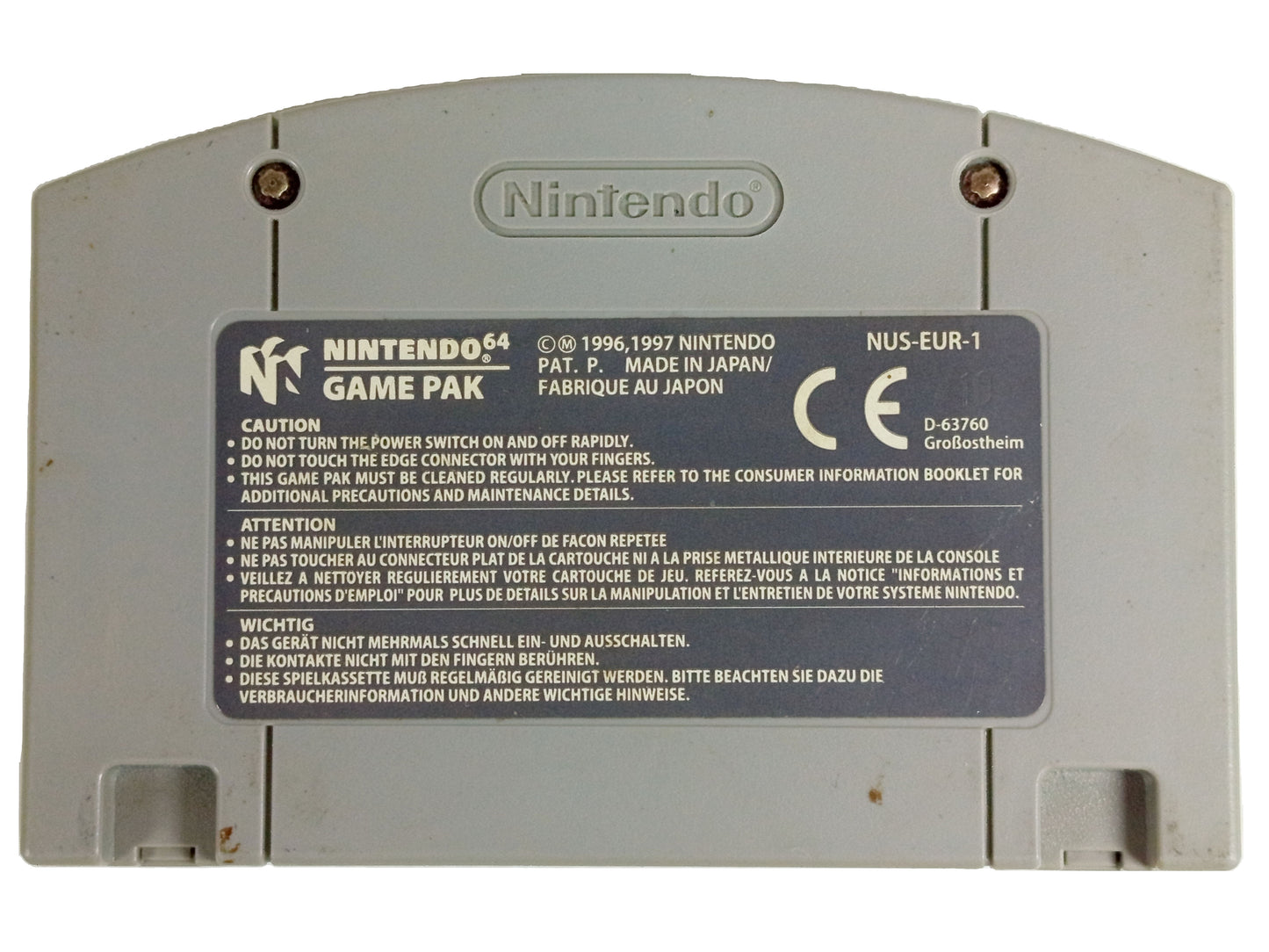 N64 POKEMON SNAP (EUR Ver, Loose Cartridge)