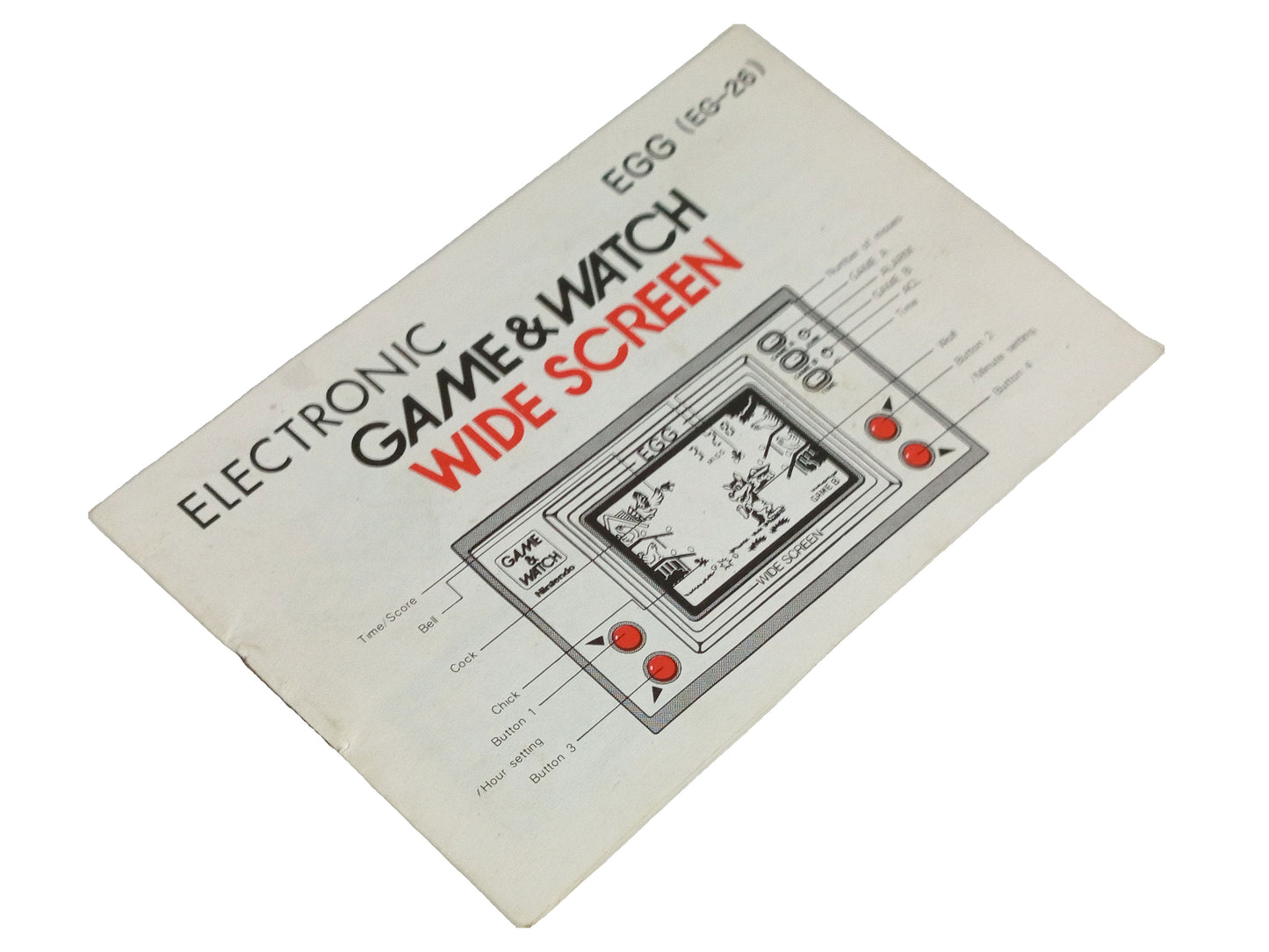G&W Nintendo Game & Watch EGG Box (EG-26) EMPTY BOX+Tray+Manual+paperwork