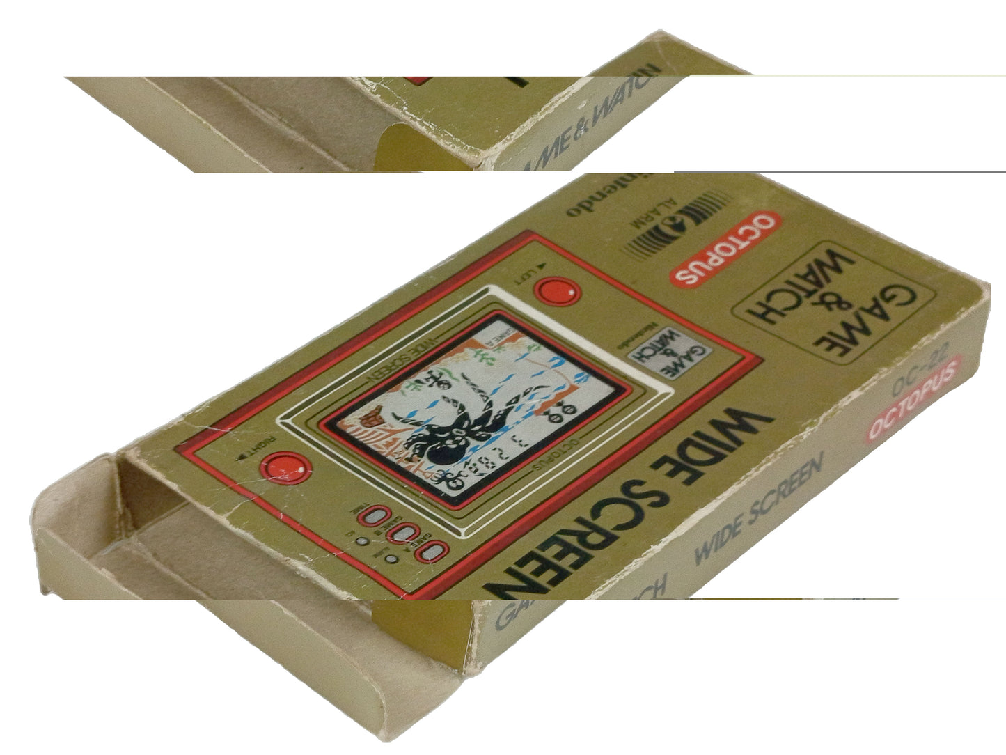GW Nintendo Game & Watch OCTOPUS Box (OC-22) EMPTY BOX