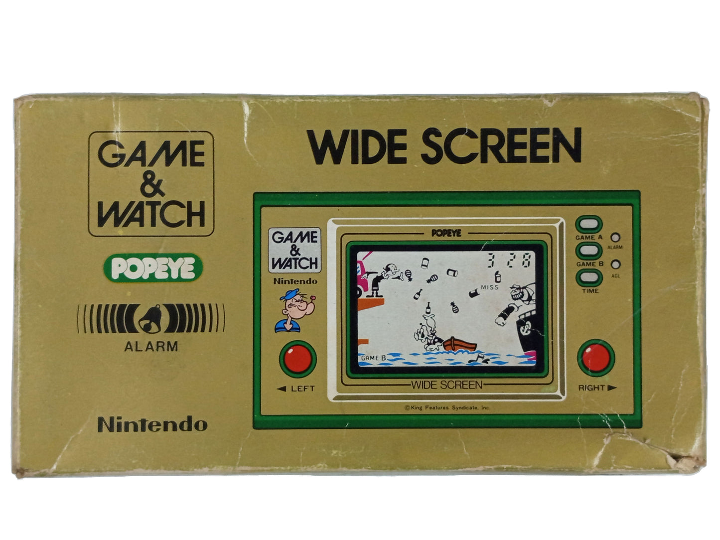 GW Nintendo Game & Watch POPEYE Box (PP-23) EMPTY BOX