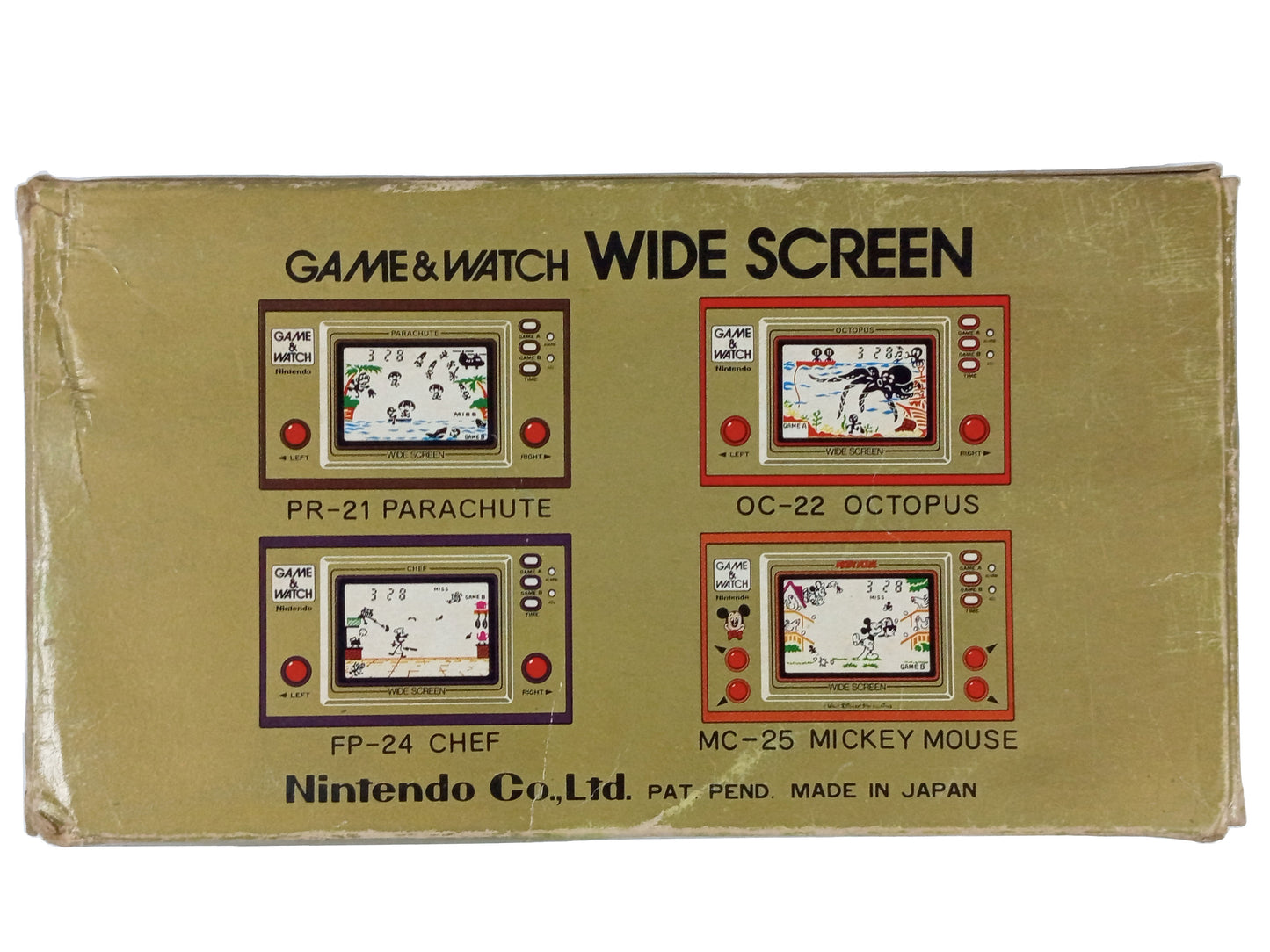 GW Nintendo Game & Watch POPEYE Box (PP-23) EMPTY BOX