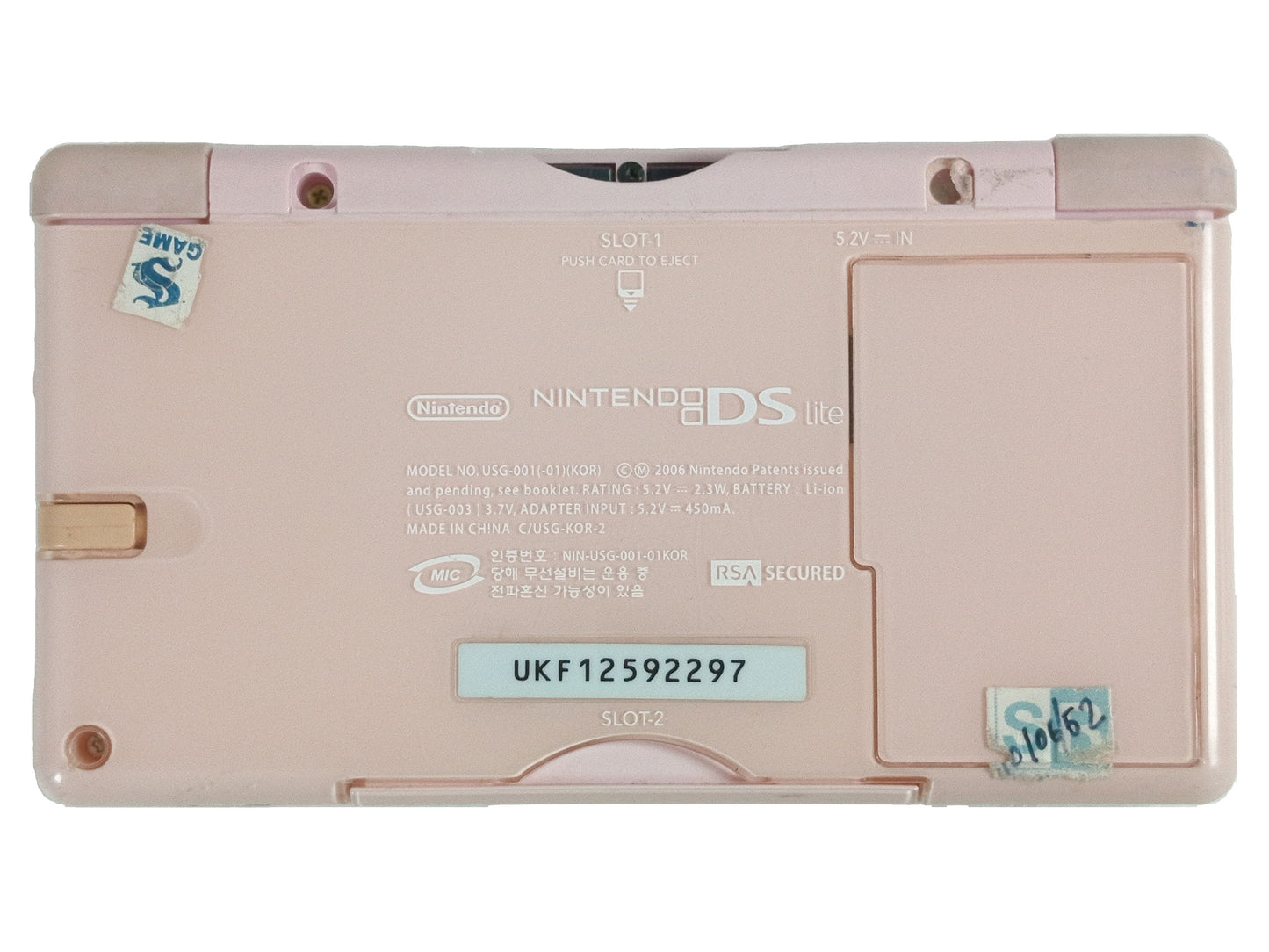 Nintendo NDS LITE PINK USG-KOR-2 (UKF10166251 KOR VER)