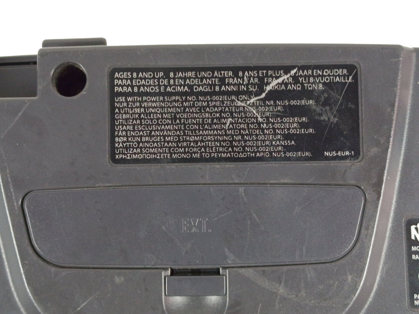 NINTENDO N64 System NUS-EUR-1 (BLACK, 220V EUR VER)