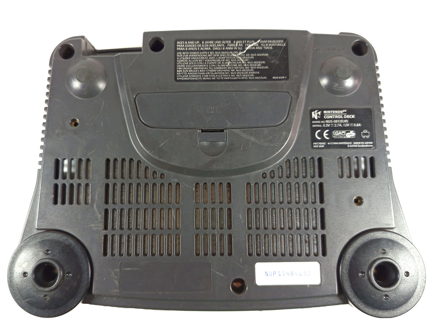 NINTENDO N64 System NUS-EUR-1 (BLACK, 220V EUR VER)