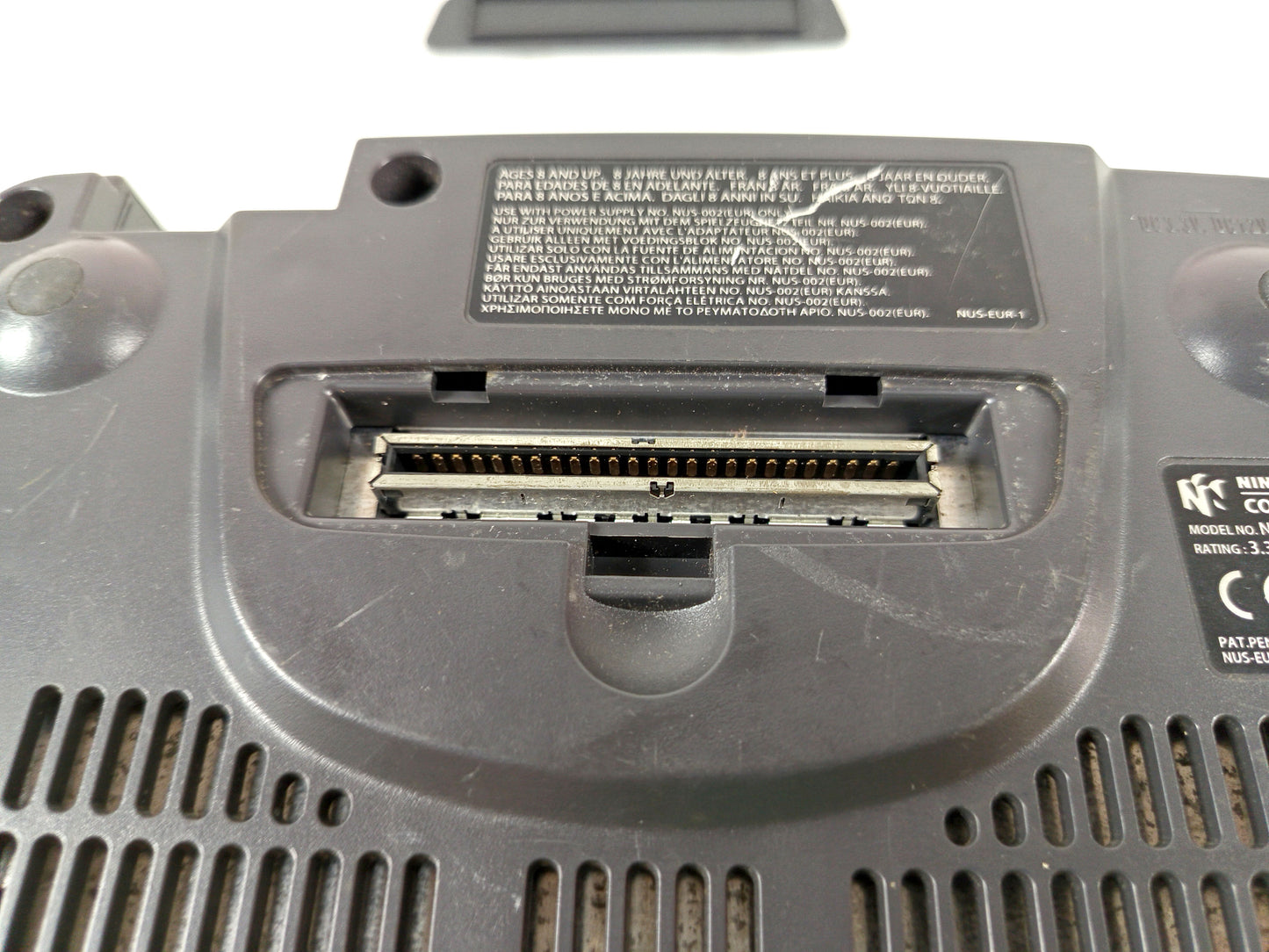 NINTENDO N64 System NUS-EUR-1 (BLACK, 220V EUR VER)
