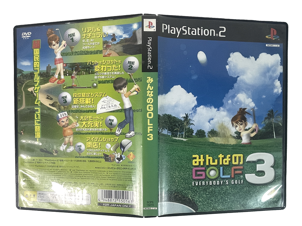 PS2 Minna no Golf 3/ Hot Shot Golf 3 (JPN Ver)