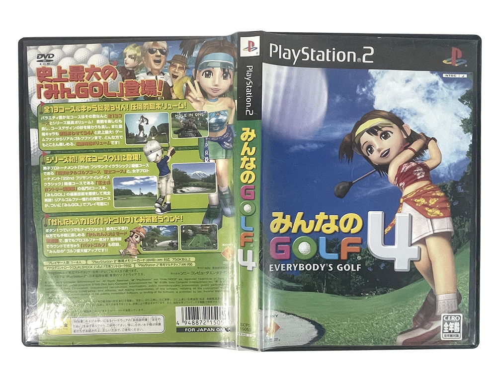 PS2 Minna no Golf 4/ Hot Shot Golf 4 (JPN Ver)