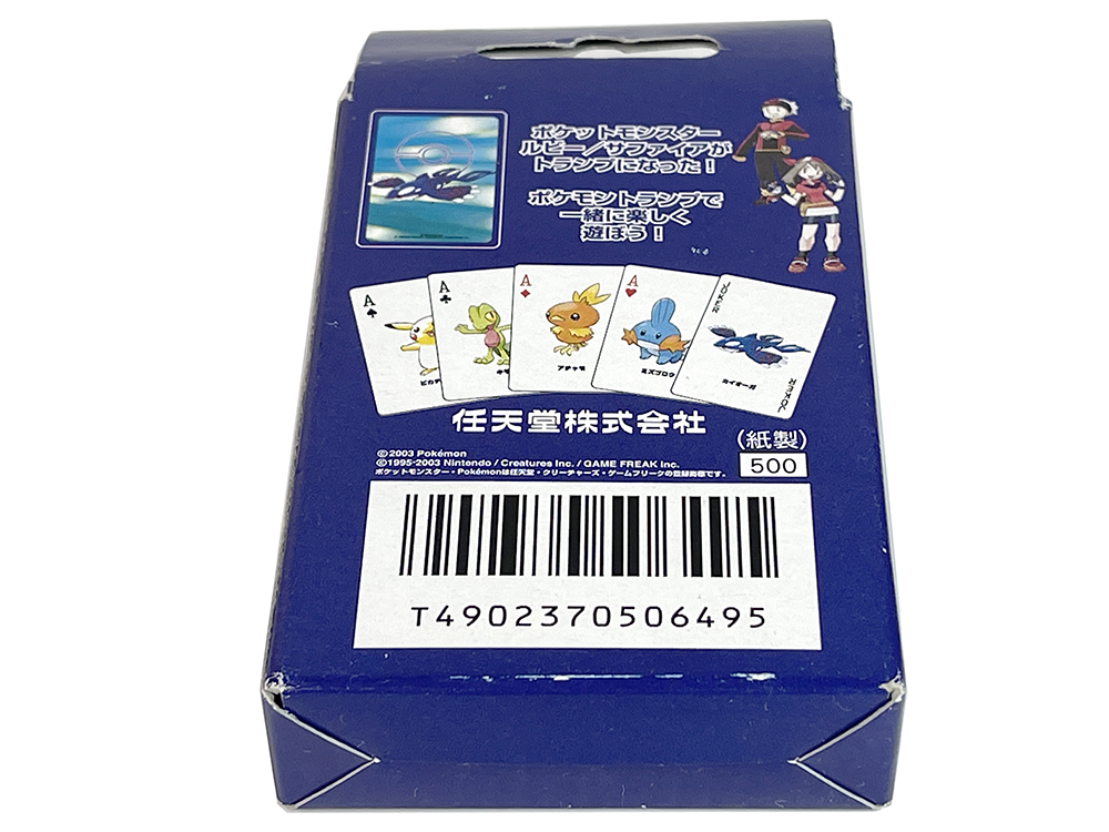 2003 NINTENDO Kyogre POKEMON Playing Card Poker Deck Sapphire