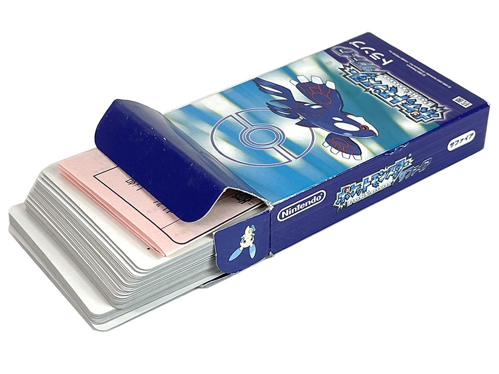 2003 NINTENDO Kyogre POKEMON Playing Card Poker Deck Sapphire