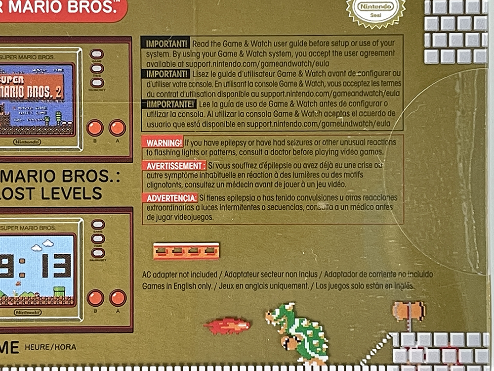 (NEW) Nintendo Game & Watch Super Mario Bros. SM-35 (US VER)