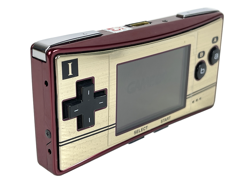 2005 Nintendo Gameboy Advance Micro Happy! Mario 20th Anniversary Red & Gold C/OXY-S-GA-JPN (System only)