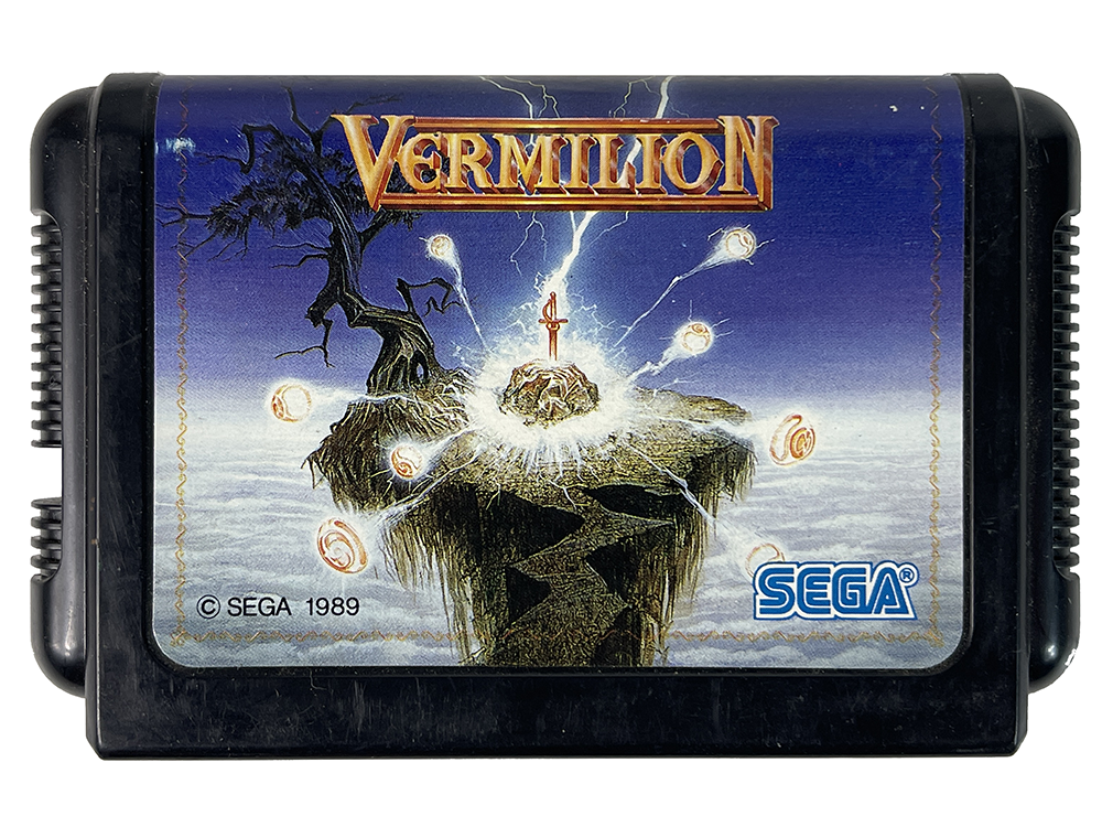 MD Vermilion/ Sword Of Vermilion (JPN Ver, Loose Cartridge)