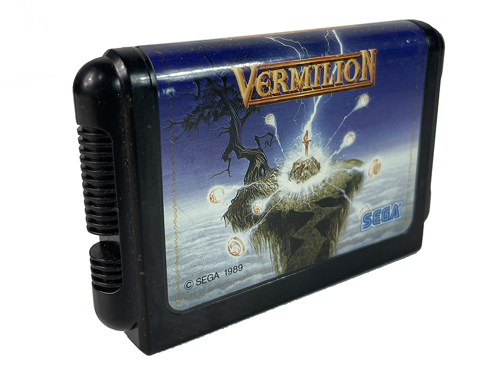 MD Vermilion/ Sword Of Vermilion (JPN Ver, Loose Cartridge)