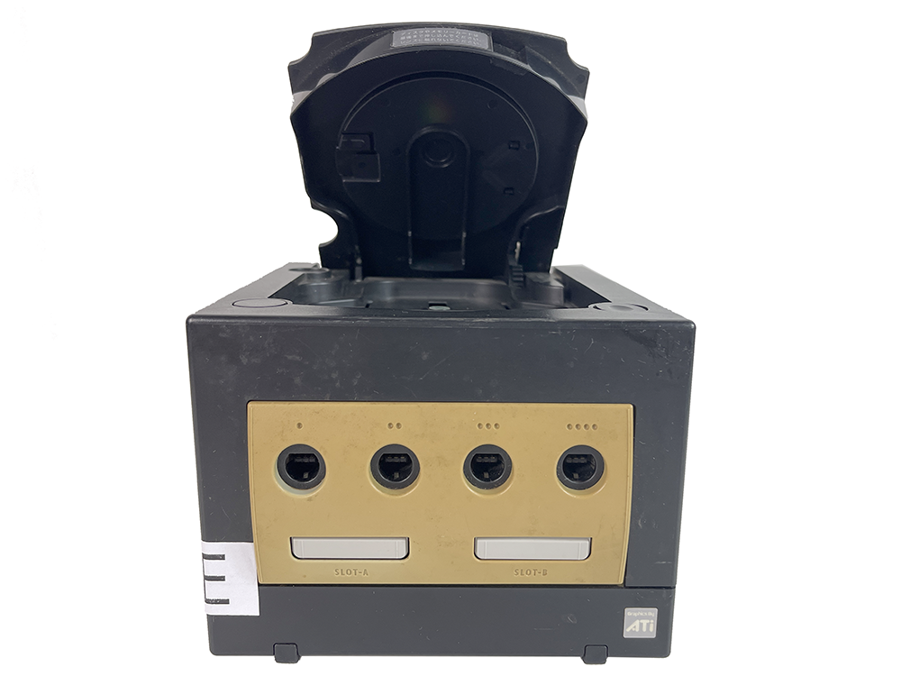 (FOR PARTS) Nintendo GameCube BLACK DOL-001 Console (E,JPN Ver)