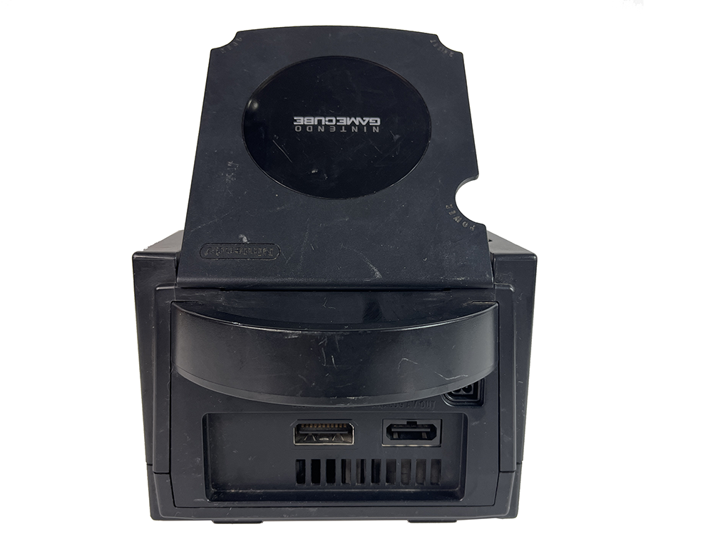 (FOR PARTS) Nintendo GameCube BLACK DOL-001 Console (E,JPN Ver)