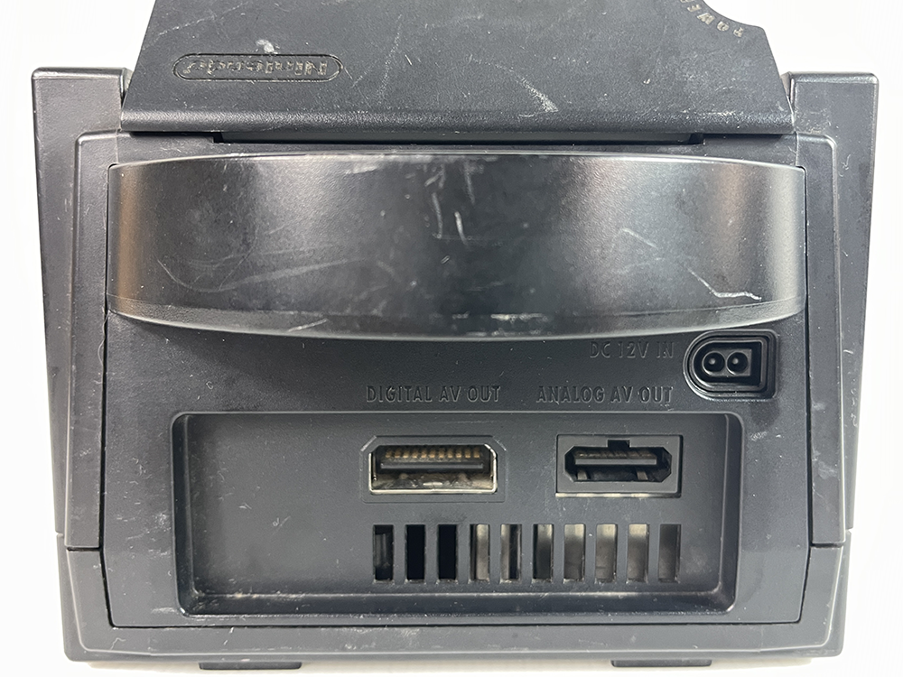 (FOR PARTS) Nintendo GameCube BLACK DOL-001 Console (E,JPN Ver)