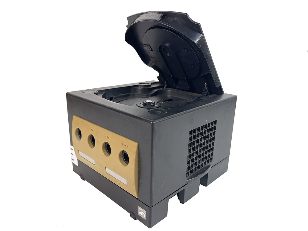 (FOR PARTS) Nintendo GameCube BLACK DOL-001 Console (E,JPN Ver)