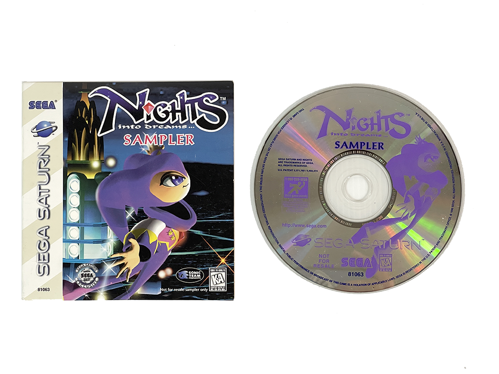 SAT Nights into Dreams SAMPLER Disk (US Ver)
