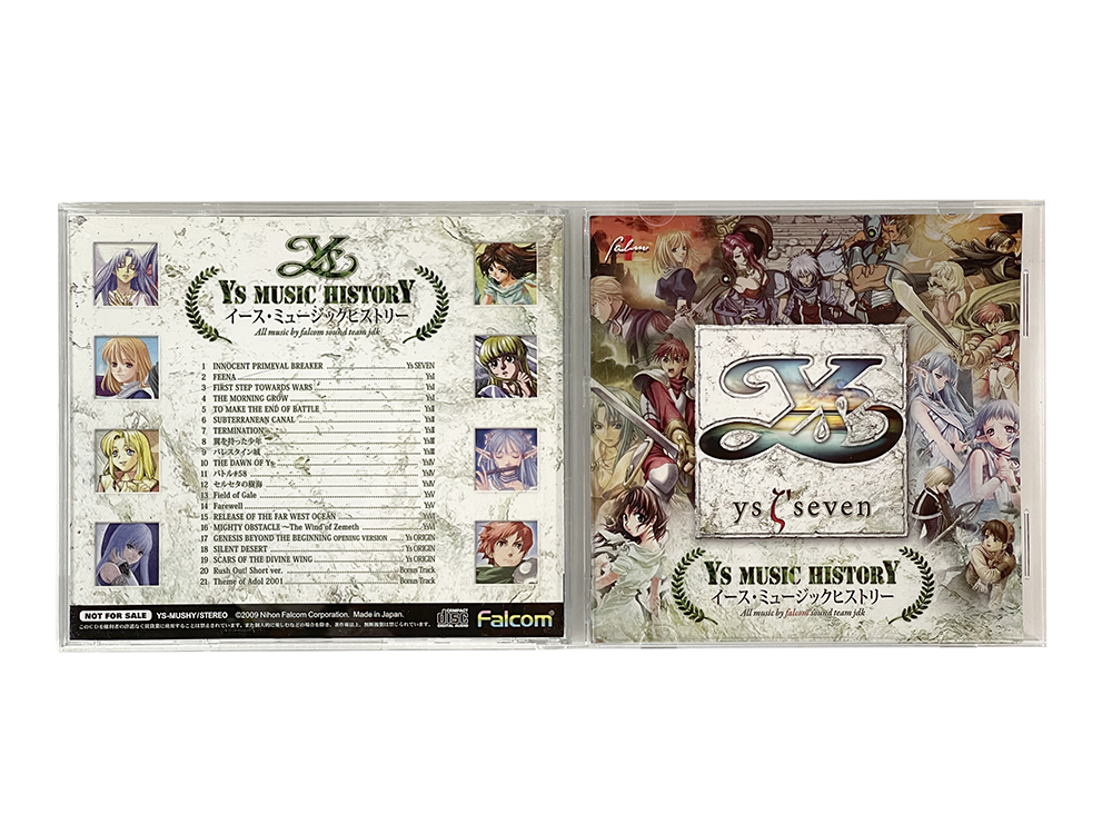 OST Ys MUSIC HISTORY (JPN Ver)