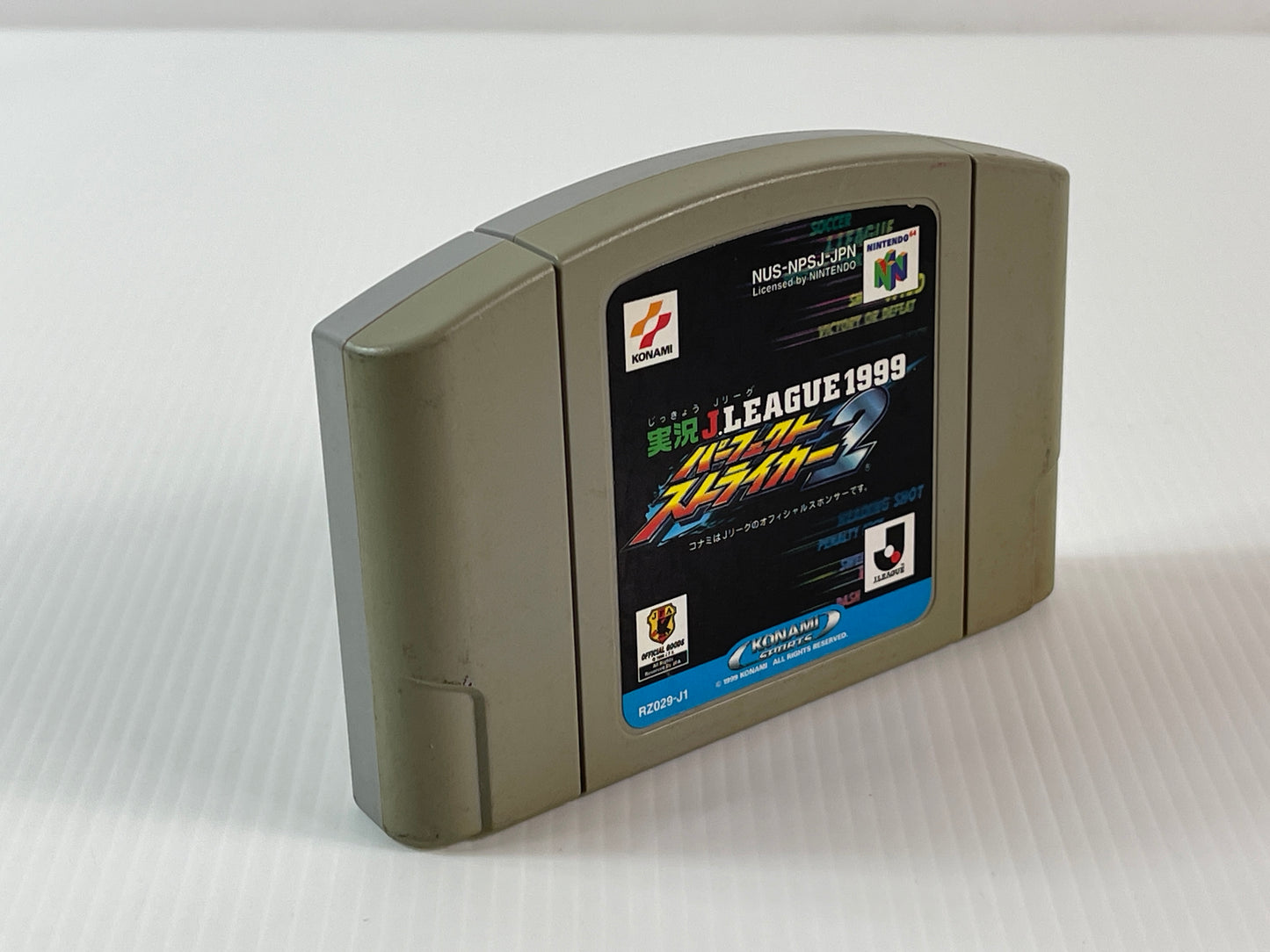 N64 Jikkyou J.League 1999 Perfect Striker 2 (JPN Ver, loose cartridge)
