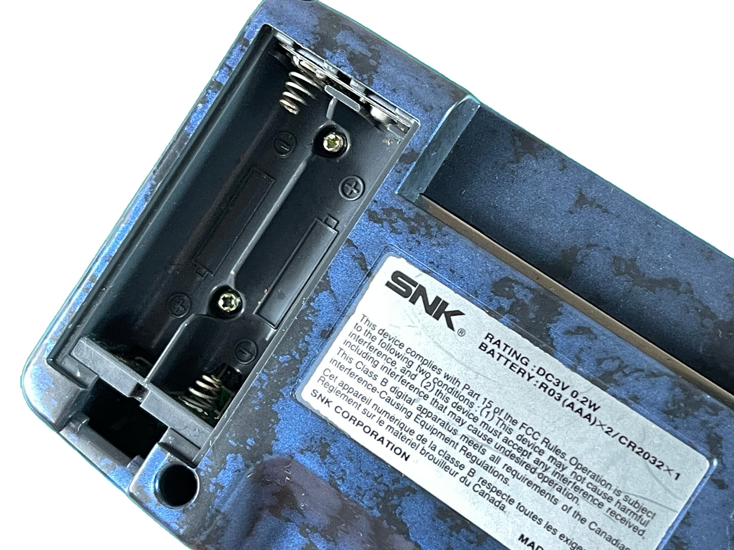 SNK Neo Geo Pocket (FOR PARTS)