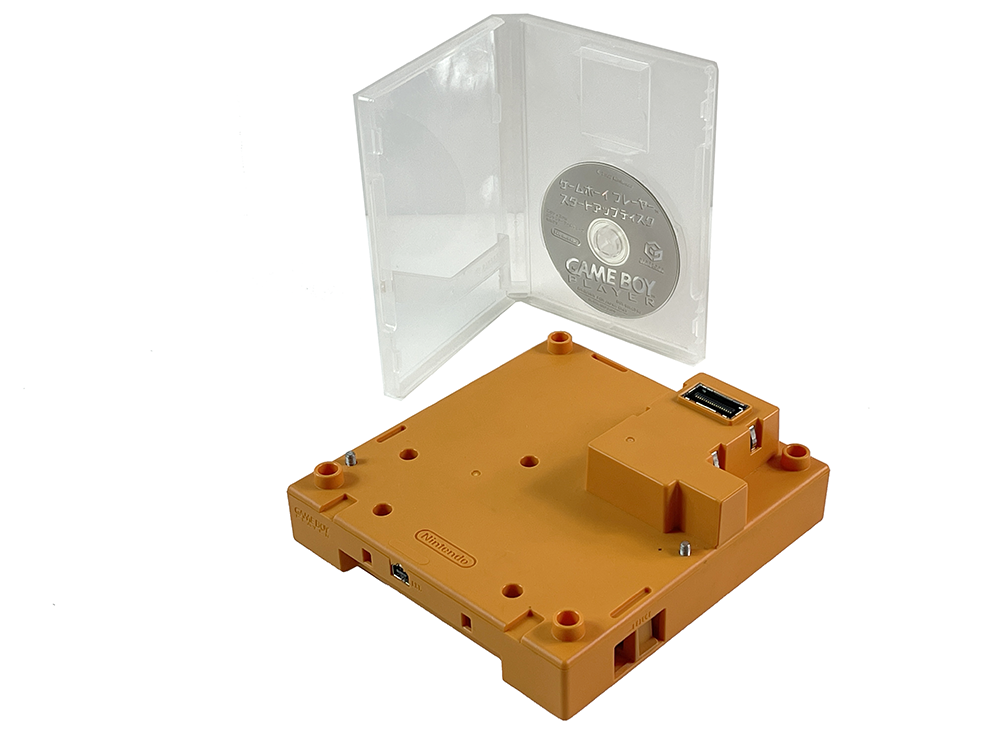 Nintendo GameCube Spice ORANGE Gameboy Player w/ Start up Disk (DOL-006 JPN Ver)