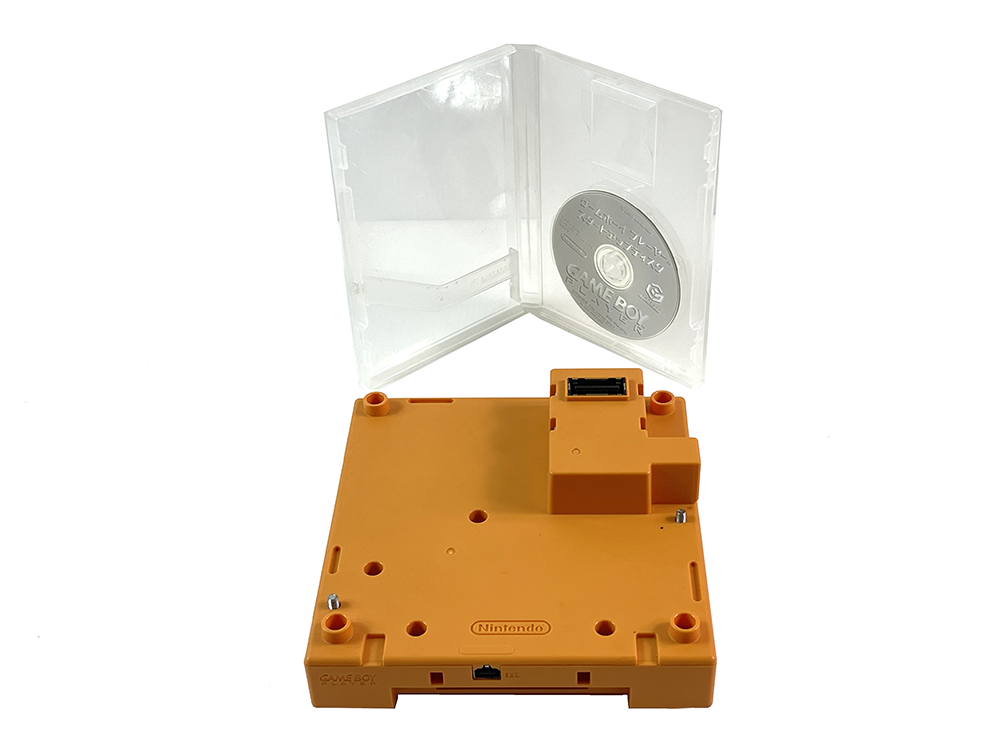 Nintendo GameCube Spice ORANGE Gameboy Player w/ Start up Disk (DOL-006 JPN Ver)