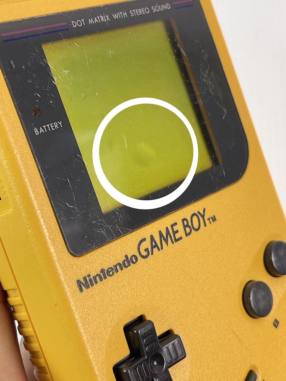 Nintendo Gameboy DMG-01 YELLOW GH3752895 (System Only)