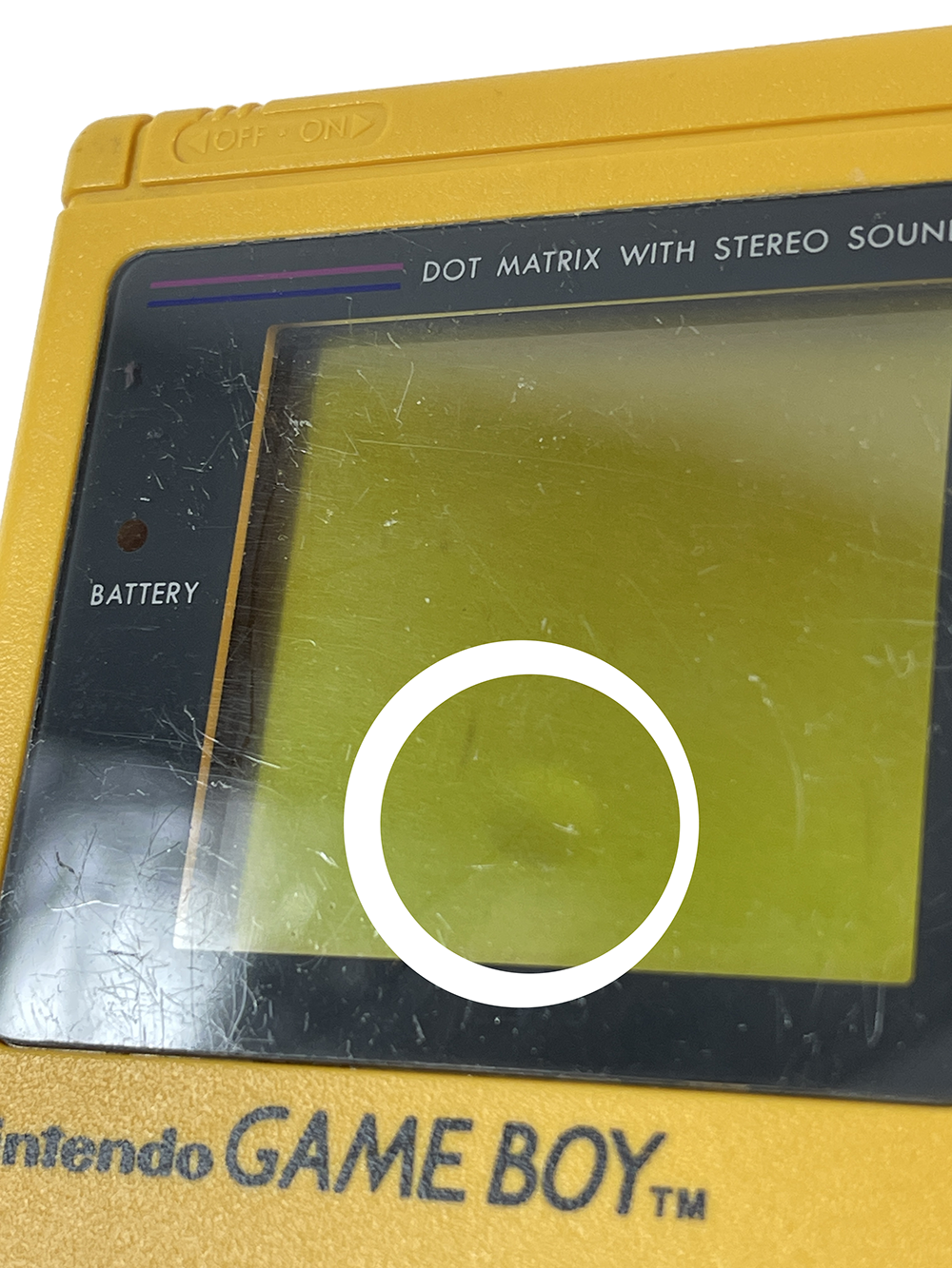 Nintendo Gameboy DMG-01 YELLOW GH3752895 (System Only)