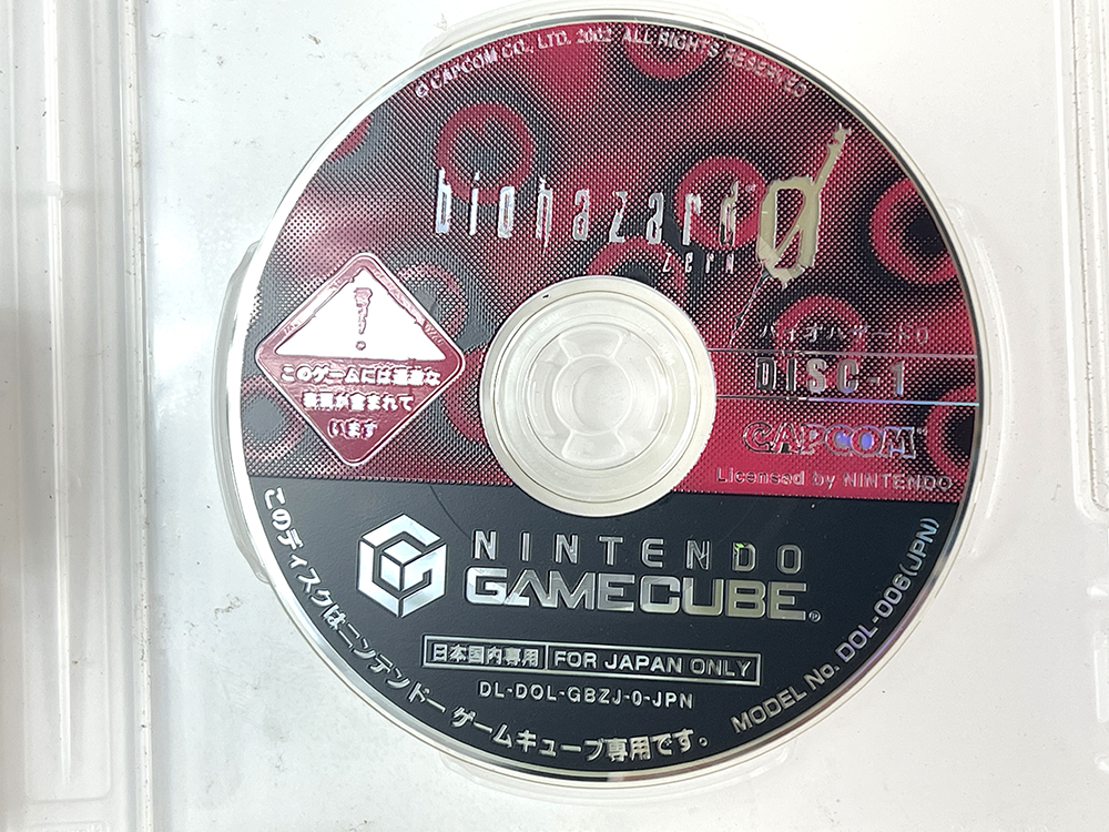NGC Biohazard ZERO (JPN Ver, Disk only)
