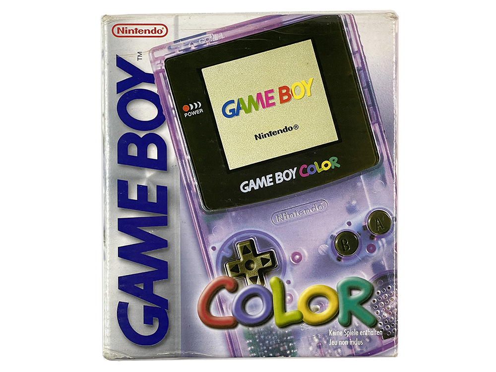Nintendo Gameboy Color Atomic Purple CGB-001 CGB-EUR W/ Pocket Camera MGB-006 JPN