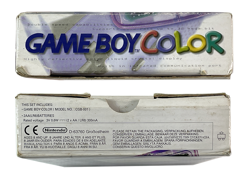 Nintendo Gameboy Color Atomic Purple CGB-001 CGB-EUR W/ Pocket Camera MGB-006 JPN