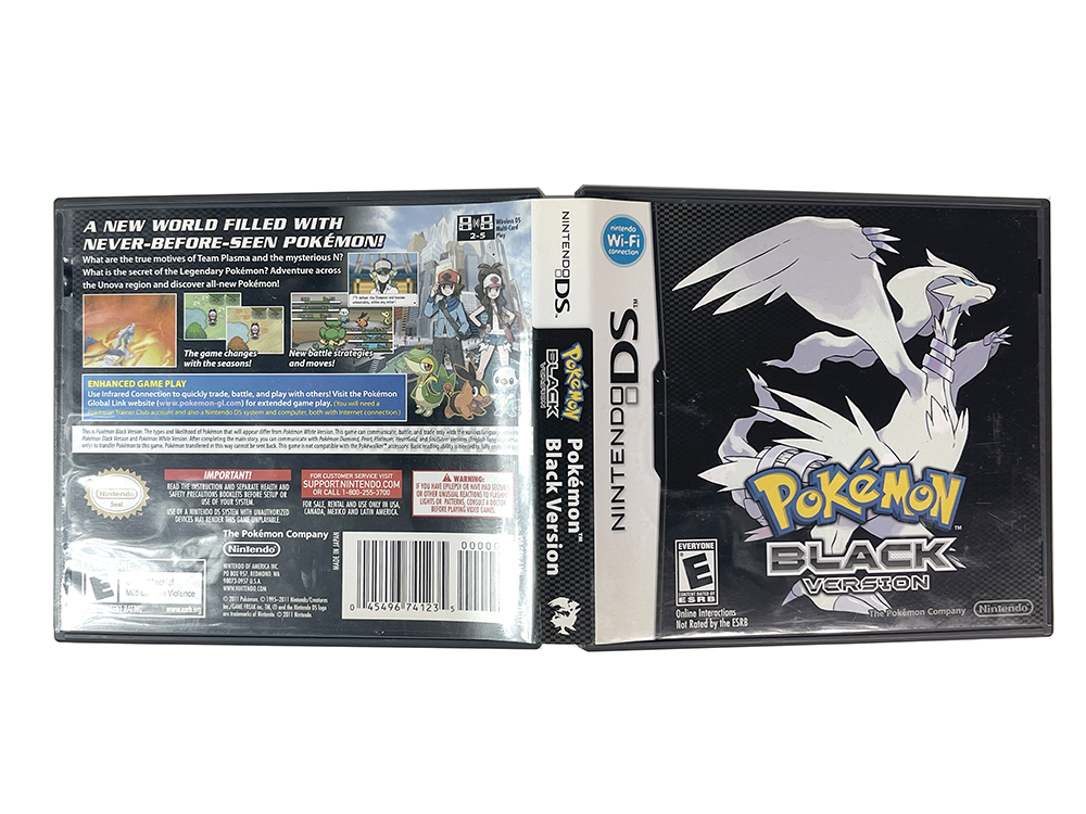 NDS POKEMON Black Version (Completed, Authentic US Ver)